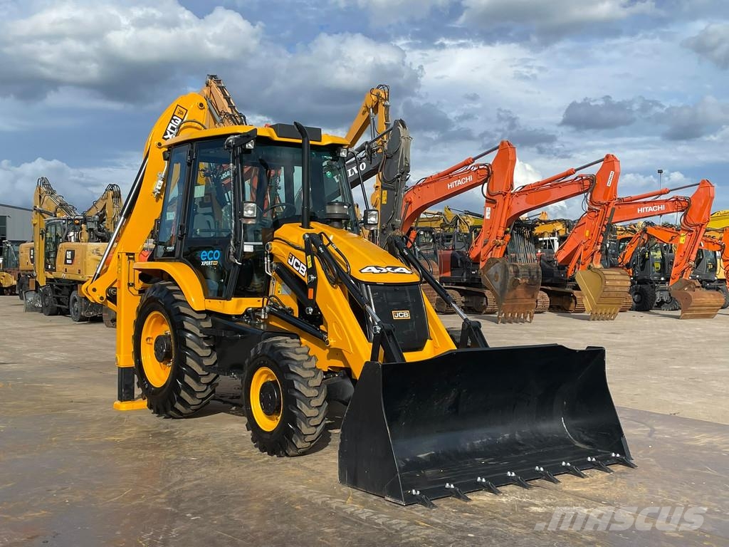 JCB 3DX 4WD hammerlines Graaf-laadcombinaties