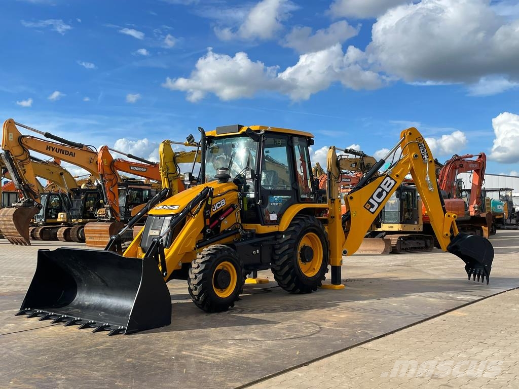 JCB 3DX 4WD hammerlines Graaf-laadcombinaties