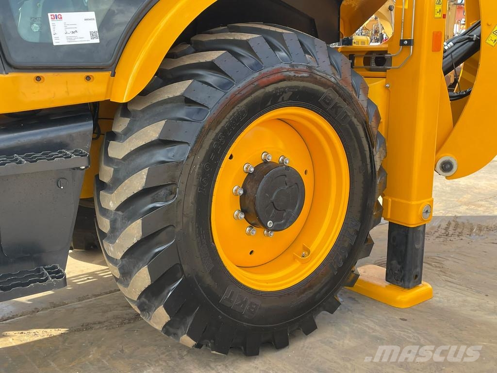 JCB 3DX 4WD hammerlines Graaf-laadcombinaties