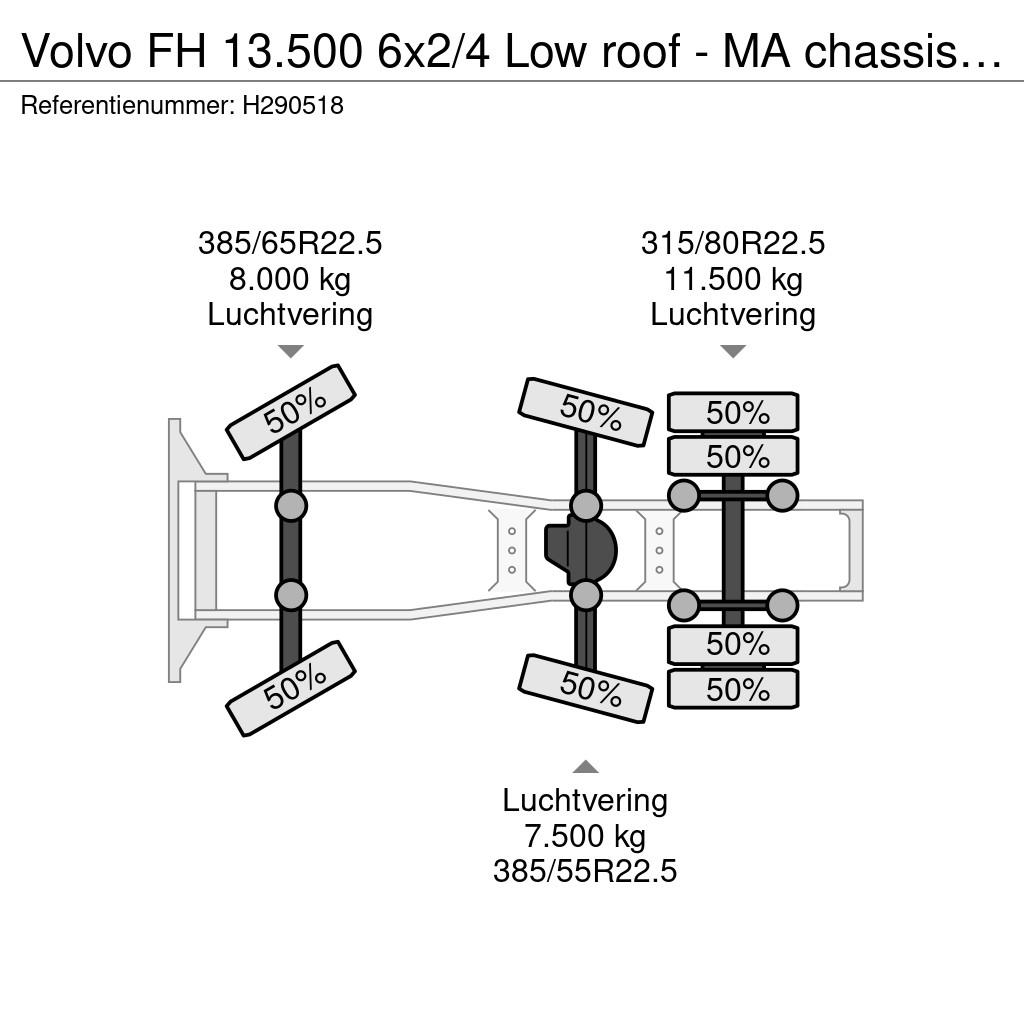 Volvo FH 13.500 6x2/4 Low roof - MA chassis - PTO/Hydrau Motrici e Trattori Stradali