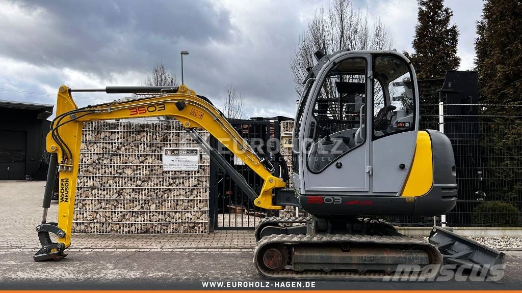 Wacker Minibagger 3503, VDS Kabine, Schnellwechsler MS03 حفارات صغيرة أقل من 7 طن (حفارات صغيرة)