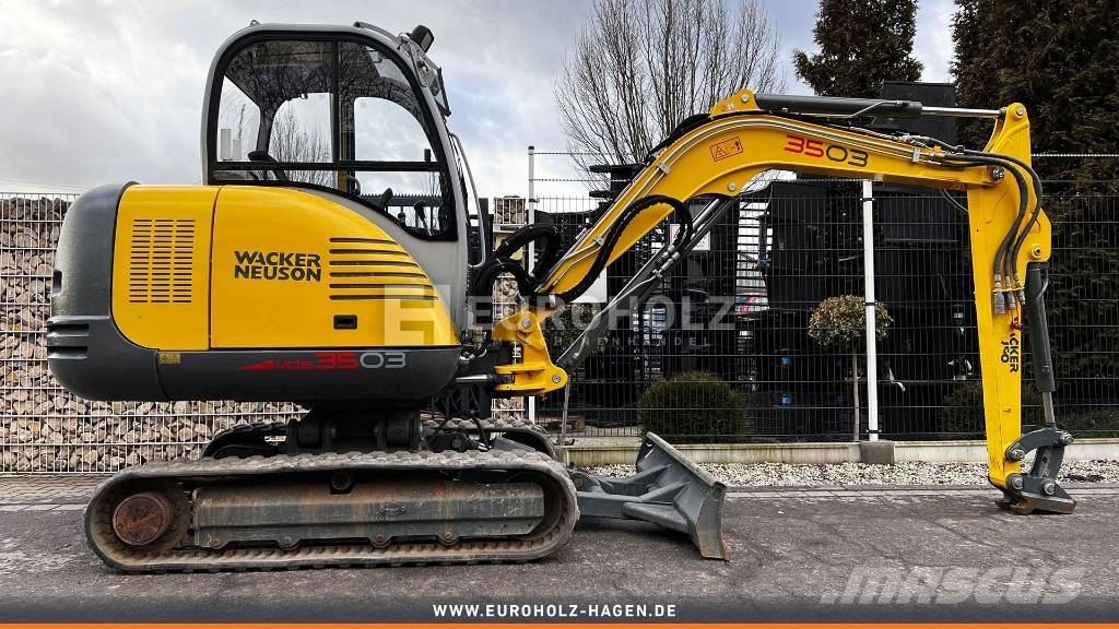 Wacker Minibagger 3503, VDS Kabine, Schnellwechsler MS03 حفارات صغيرة أقل من 7 طن (حفارات صغيرة)