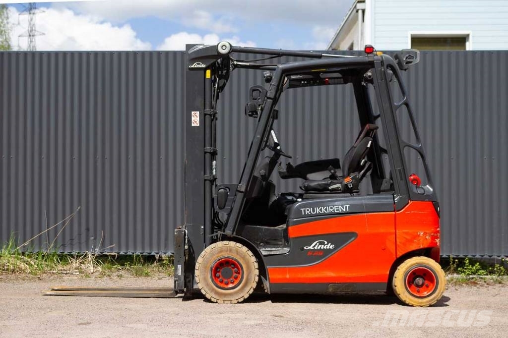 Linde E 25 Elektrikli forkliftler