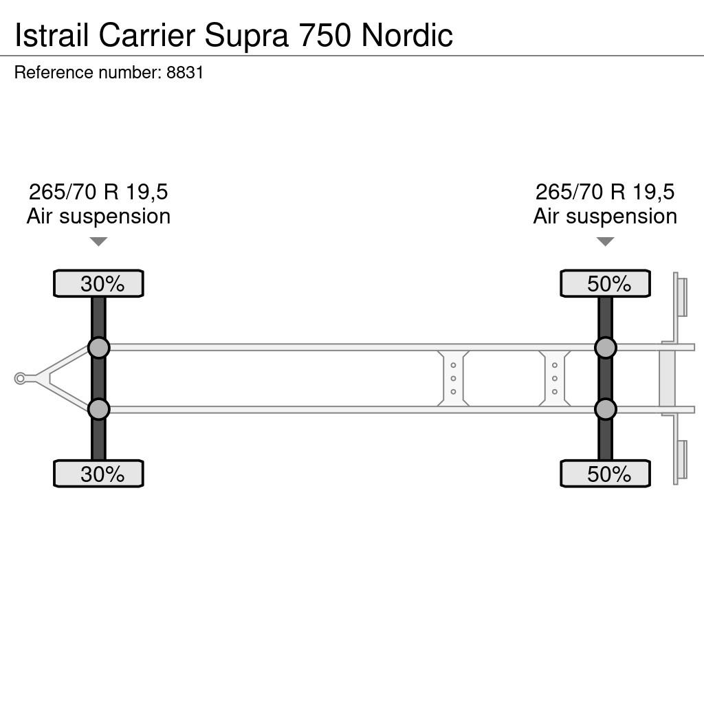 Istrail Carrier Supra 750 Nordic Treileri ar ar temperatūras kontroli