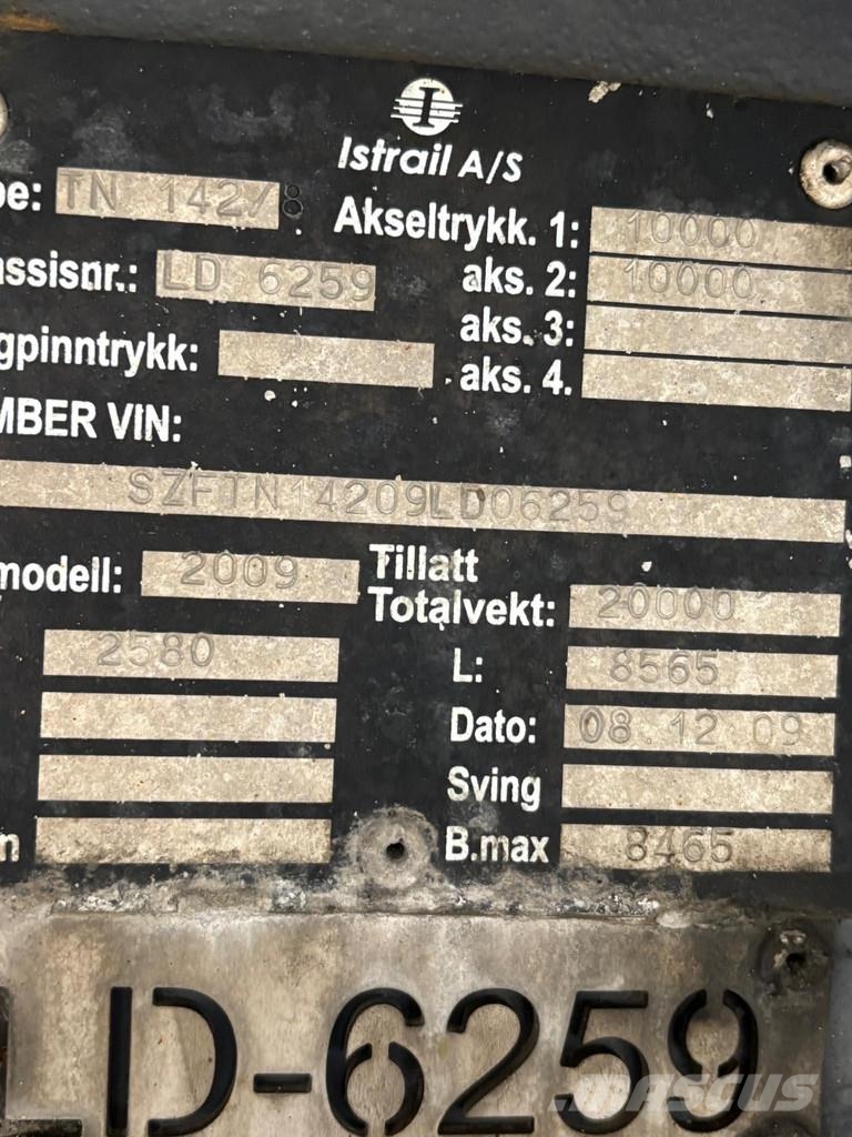 Istrail Carrier Supra 750 Nordic Treileri ar ar temperatūras kontroli