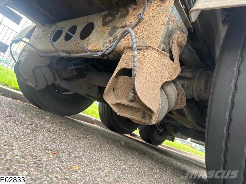 Robuste open laadbak 750 cm extendable, Lift axle Planhengere semi
