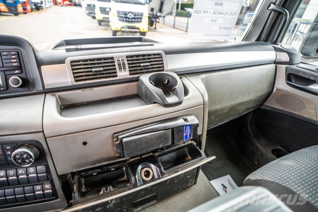MAN TGS 35.440 BL - PK 33002/4xhydr. 훅 리프트 트럭