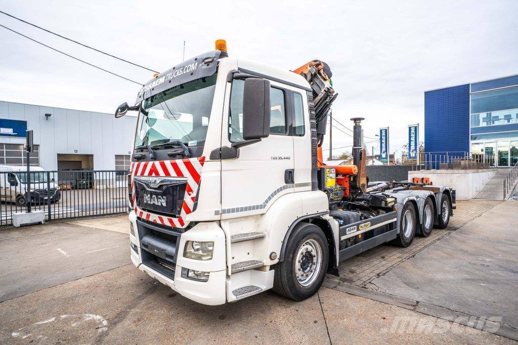 MAN TGS 35.440 BL - PK 33002/4xhydr. 훅 리프트 트럭