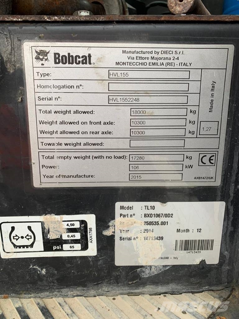 Bobcat Telehandler TR50210 テレスコーピックハンドラー