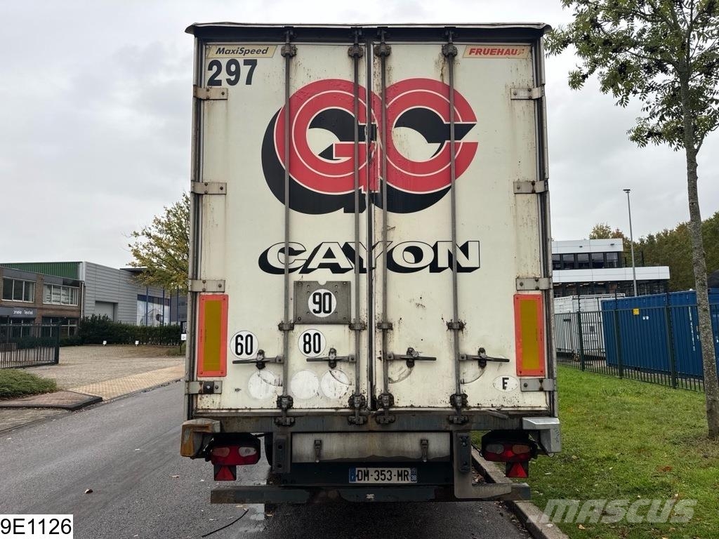 Fruehauf Tautliner Lift axle Tentpoolhaagised