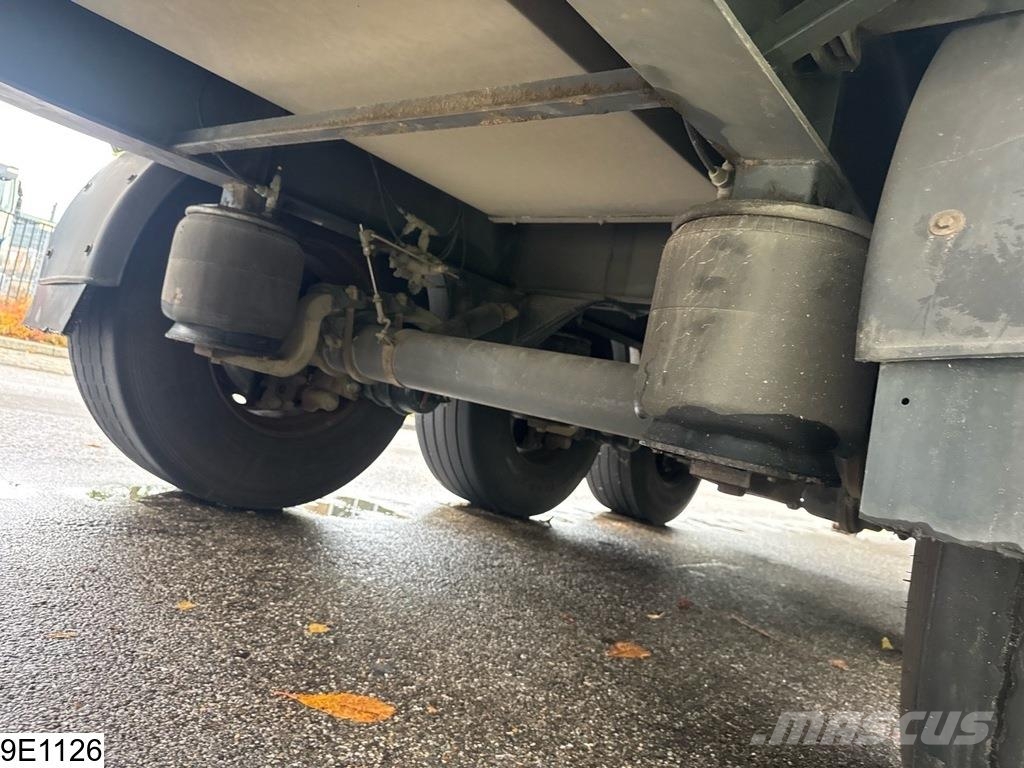 Fruehauf Tautliner Lift axle Tentpoolhaagised