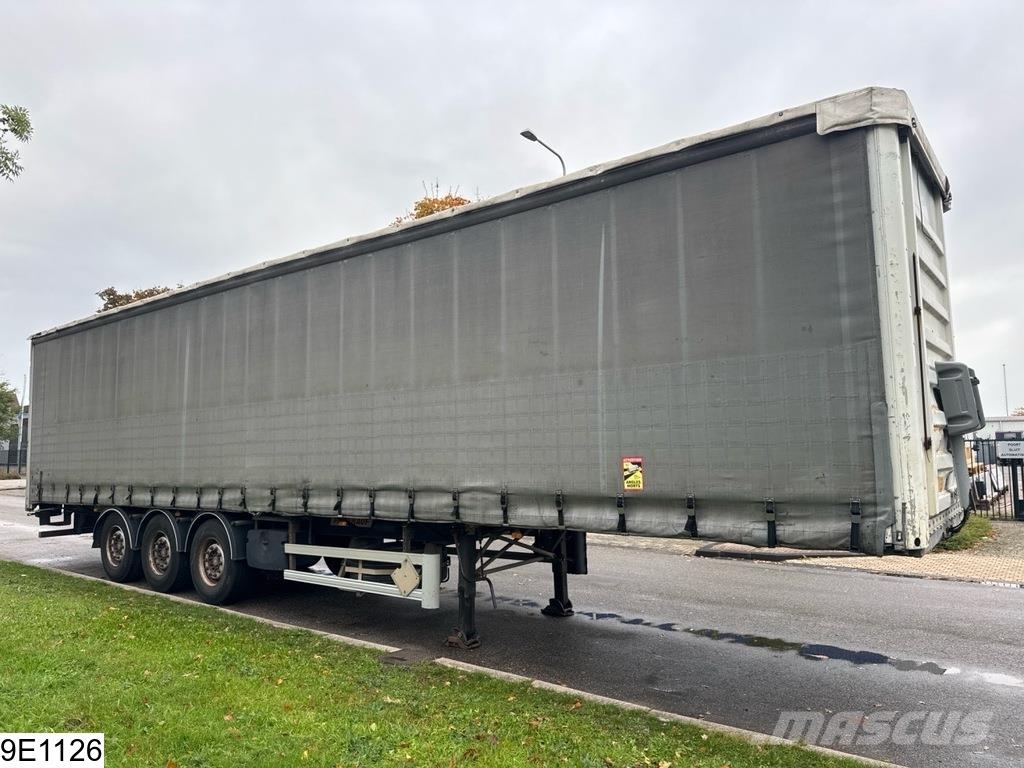 Fruehauf Tautliner Lift axle Tentpoolhaagised