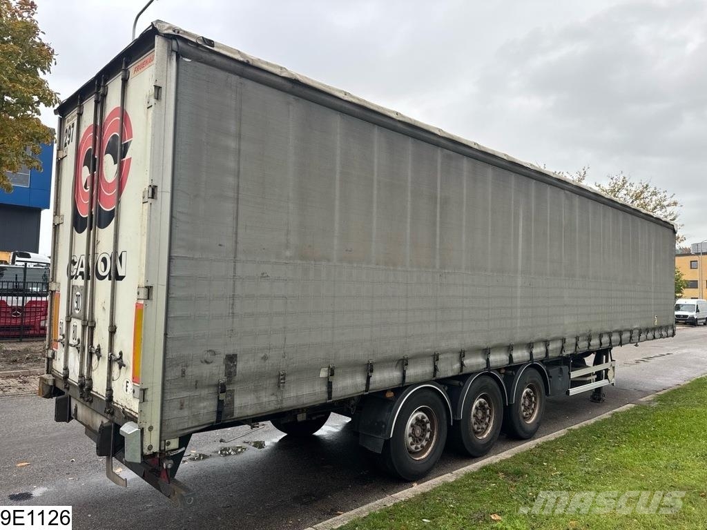 Fruehauf Tautliner Lift axle Tentpoolhaagised
