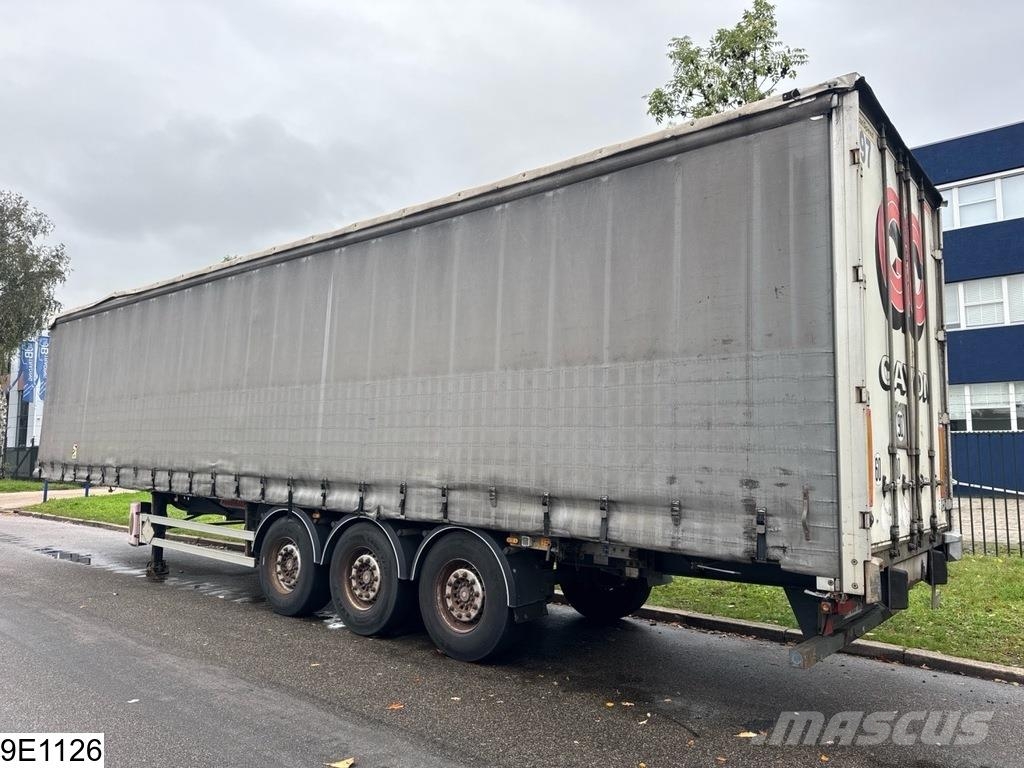 Fruehauf Tautliner Lift axle Tentpoolhaagised