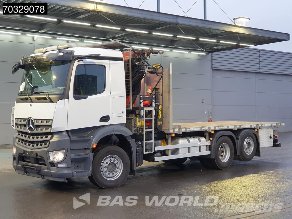 Mercedes-Benz Actros 2536 6X2 Palfinger PK18502 SH Kran Crane 6 Madelautod