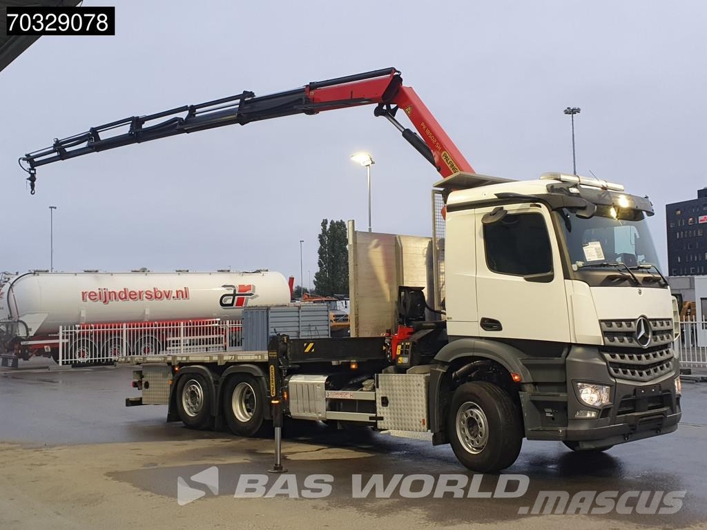 Mercedes-Benz Actros 2536 6X2 Palfinger PK18502 SH Kran Crane 6 Madelautod