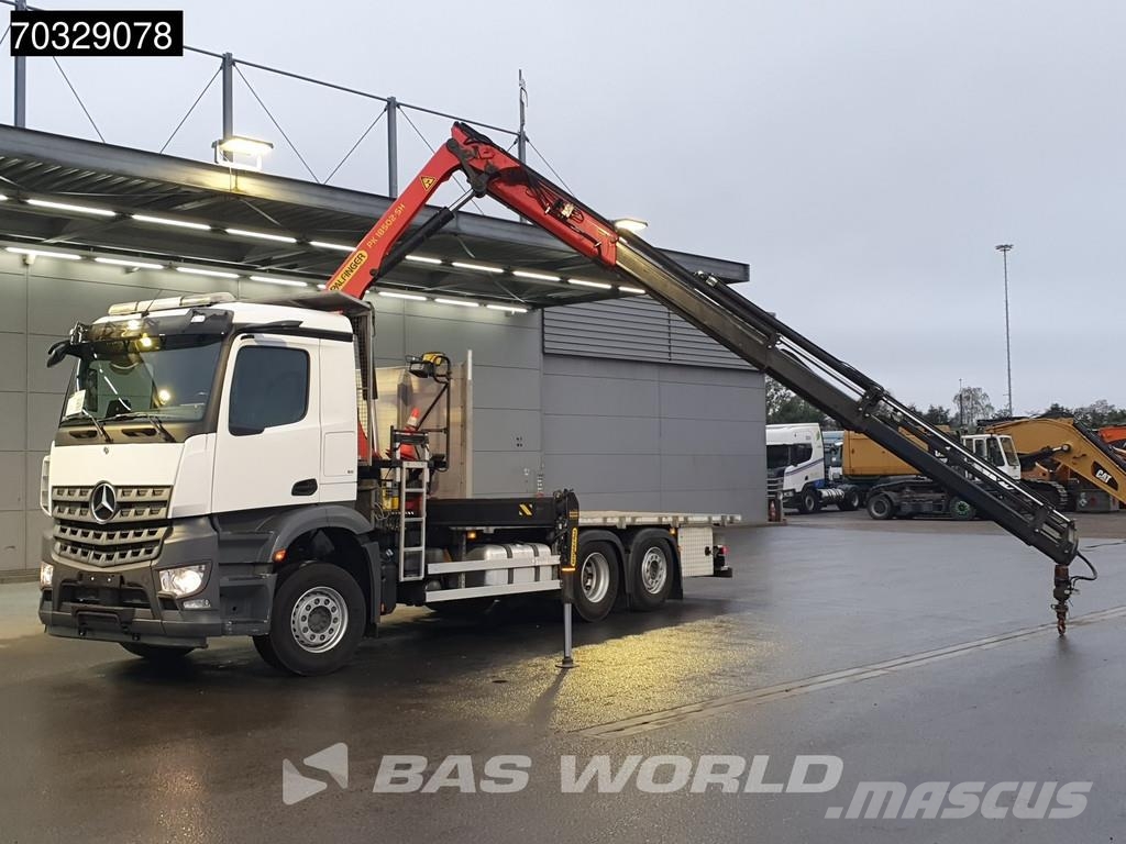 Mercedes-Benz Actros 2536 6X2 Palfinger PK18502 SH Kran Crane 6 Madelautod