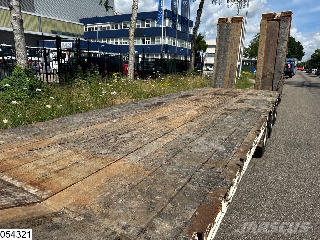 Actm Lowbed 45.800KG, winch Semi remorque surbaissée
