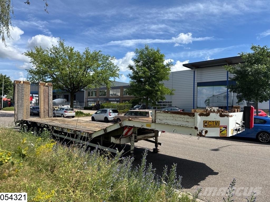 Actm Lowbed 45.800KG, winch Semi remorque surbaissée
