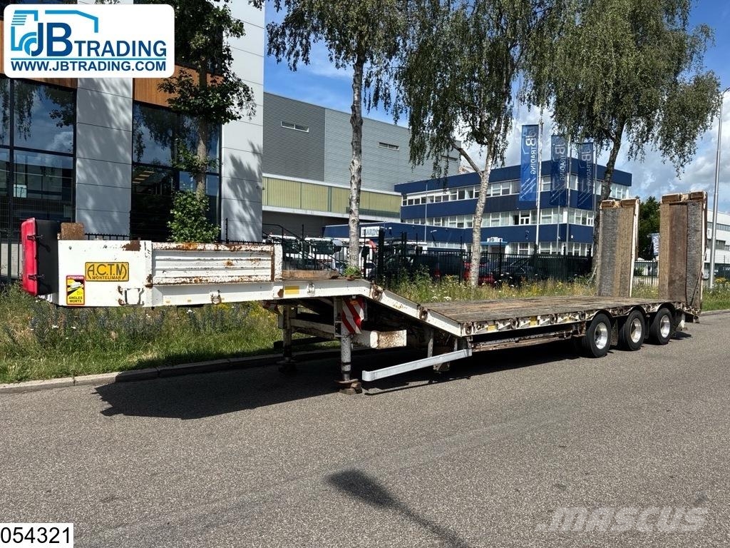 Actm Lowbed 45.800KG, winch Semi remorque surbaissée