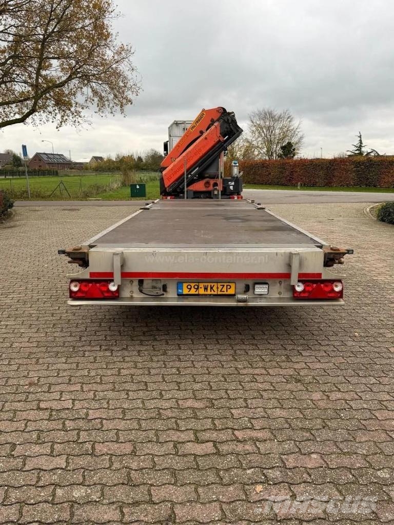Stehmann open aanhanger!! UITSCHUIFBARE ACHTERKANT!! Vlakke laadvloer
