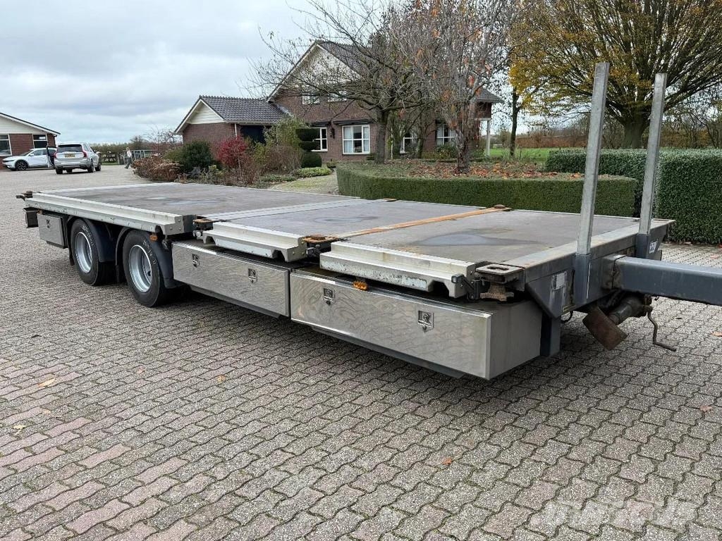 Stehmann open aanhanger!! UITSCHUIFBARE ACHTERKANT!! Vlakke laadvloer