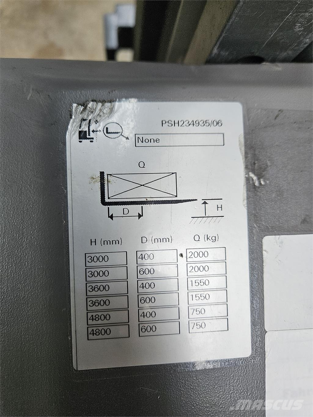 UniCarriers PSH 200 Ajettavat pinoamisvaunut