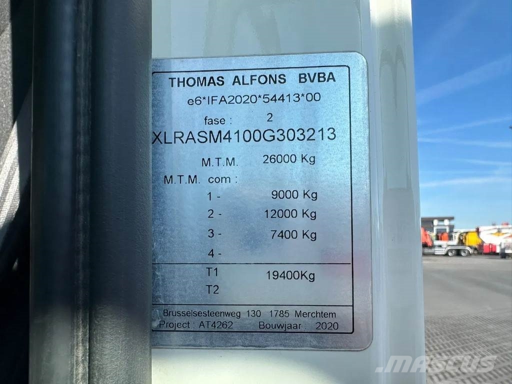 DAF CF 410 6X2 M4SN3 OPRIJWAGEN / MACHINE TRANSPORTER Járműszállítók