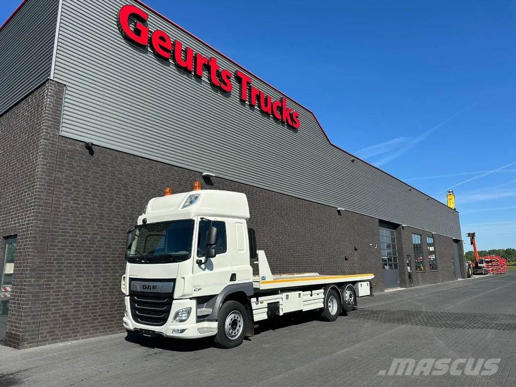 DAF CF 410 6X2 M4SN3 OPRIJWAGEN / MACHINE TRANSPORTER Járműszállítók