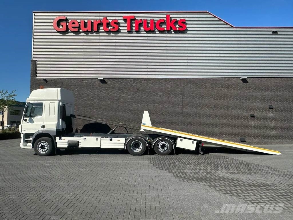 DAF CF 410 6X2 M4SN3 OPRIJWAGEN / MACHINE TRANSPORTER Járműszállítók
