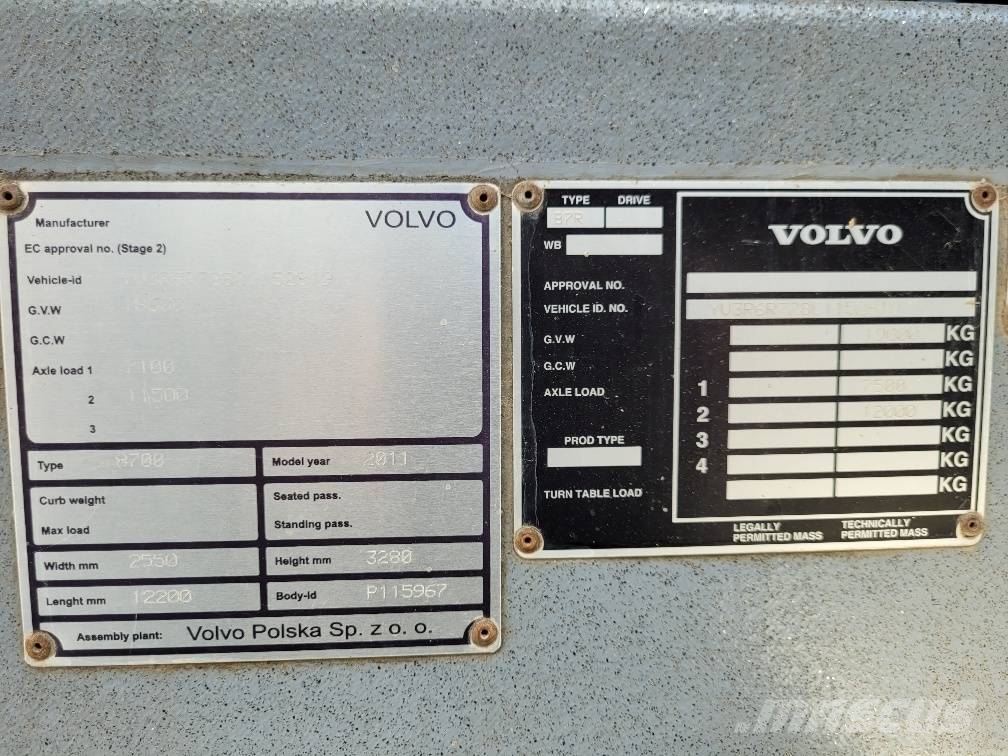 Volvo B7R 8700 EURO5 KLIIMA Αστικά λεωφορεία