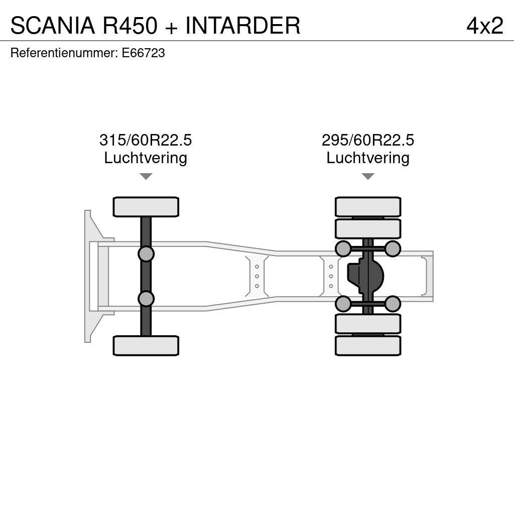 Scania R450 + INTARDER Trekkvogner