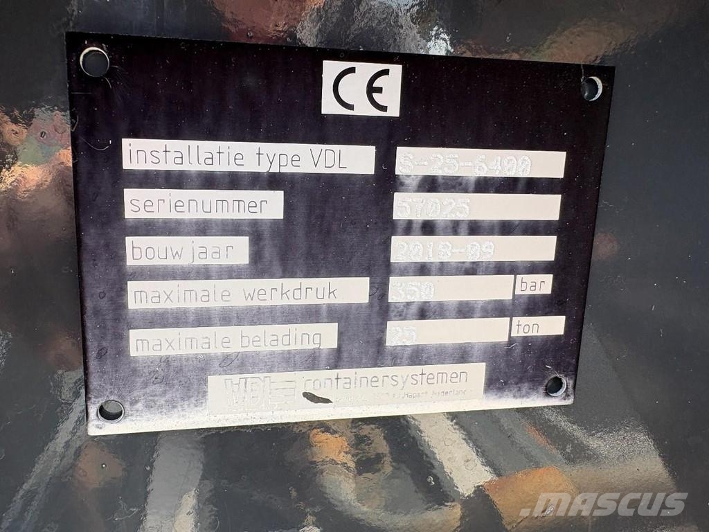 Scania R 410 + HOOK LIFT SYSTEM 25 tons + 6X2 + LIFT AXLE Camiones elevadores de gancho