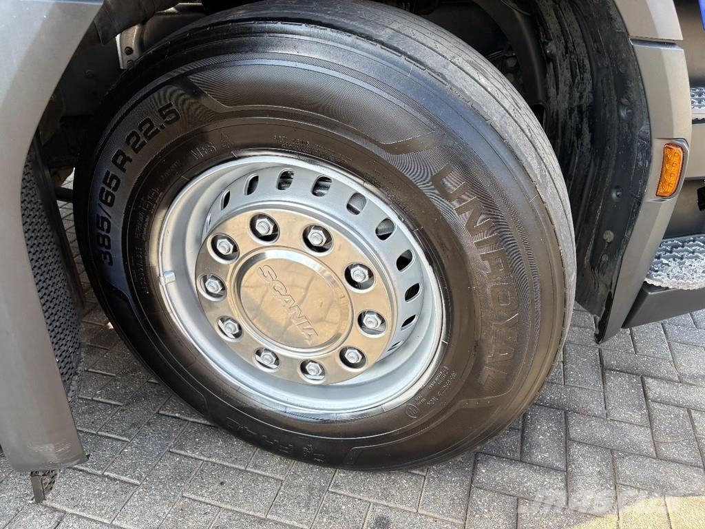 Scania R 410 + HOOK LIFT SYSTEM 25 tons + 6X2 + LIFT AXLE Camiones elevadores de gancho