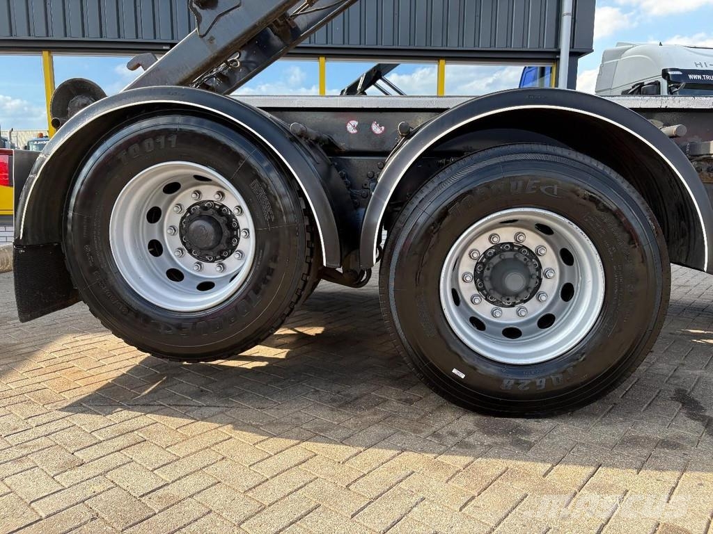 Scania R 410 + HOOK LIFT SYSTEM 25 tons + 6X2 + LIFT AXLE Camiones elevadores de gancho