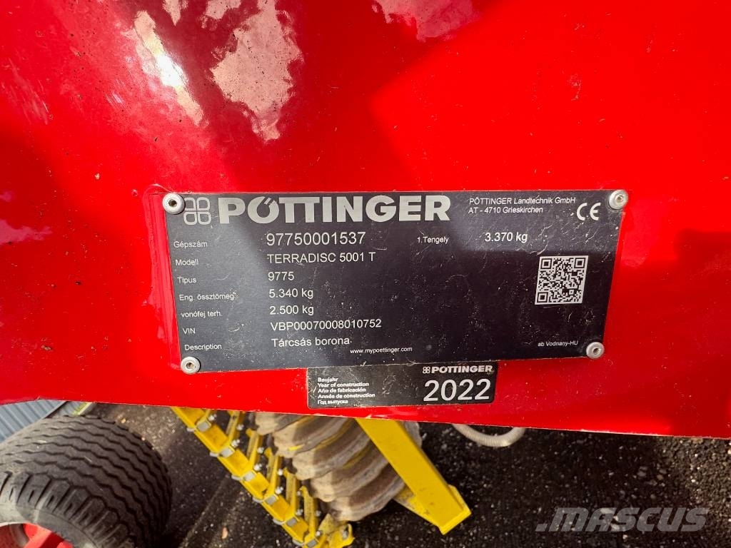 Pöttinger TerraDisc 5001 T 圓盤耙