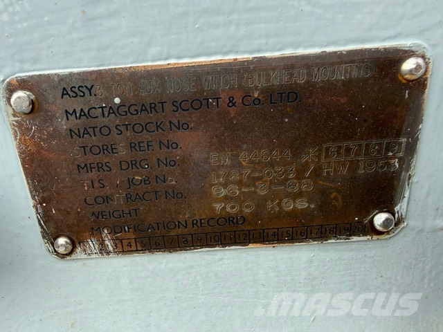 ZOELLER MACTAGGART SCOTT WINCH MARINE Barcos / barcazas de carga