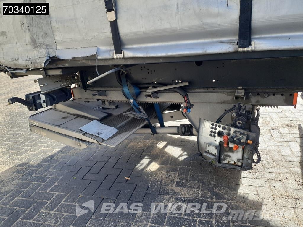 Krone SD 3 axles Lift Axle Sliding Roof Hardwood Omega Tents puspiekabes