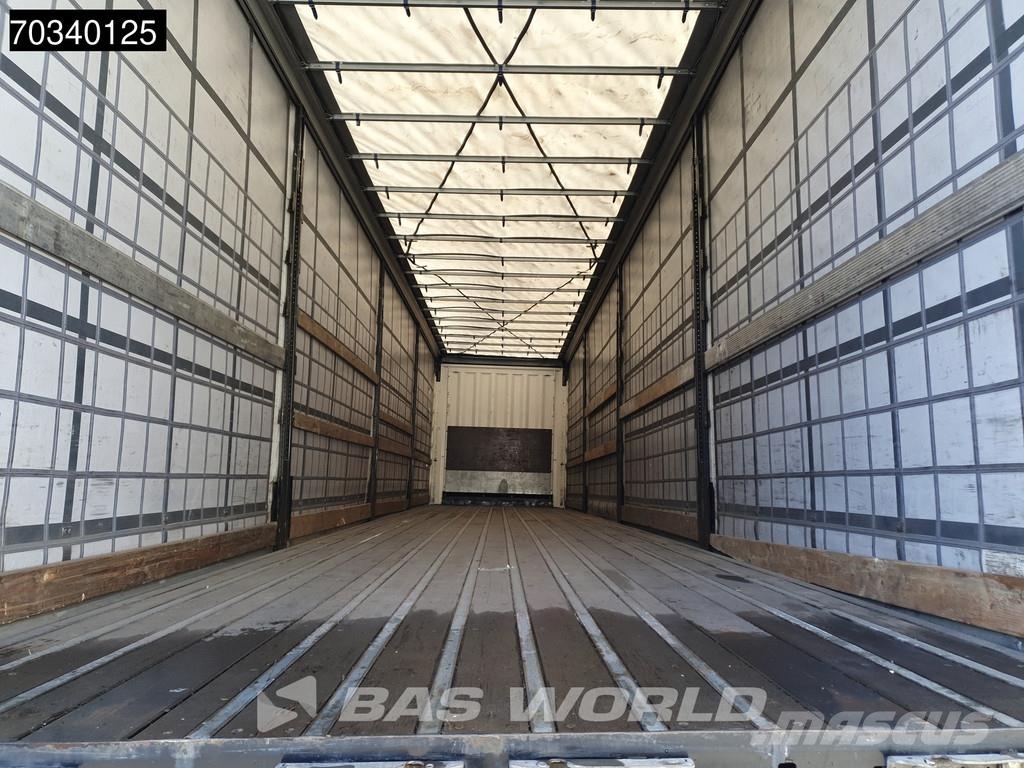 Krone SD 3 axles Lift Axle Sliding Roof Hardwood Omega Tents puspiekabes