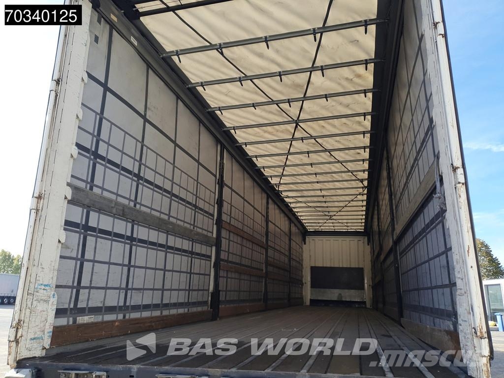 Krone SD 3 axles Lift Axle Sliding Roof Hardwood Omega Tents puspiekabes