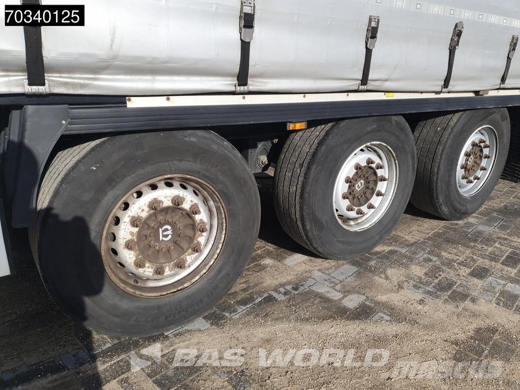 Krone SD 3 axles Lift Axle Sliding Roof Hardwood Omega Tents puspiekabes