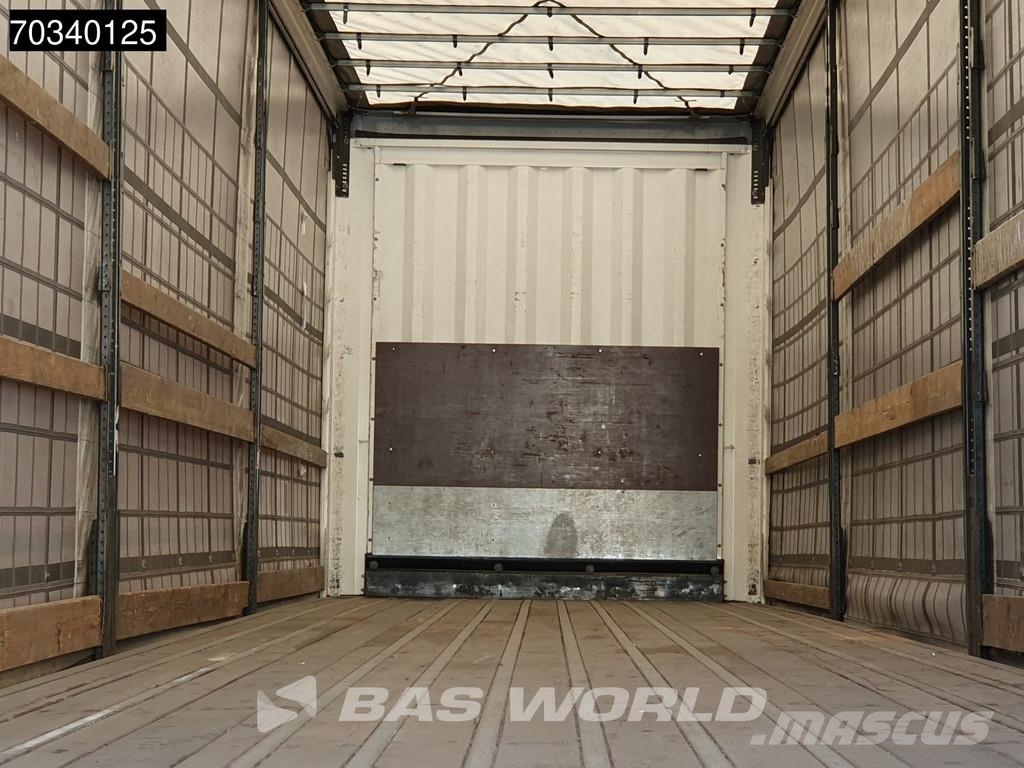 Krone SD 3 axles Lift Axle Sliding Roof Hardwood Omega Tents puspiekabes