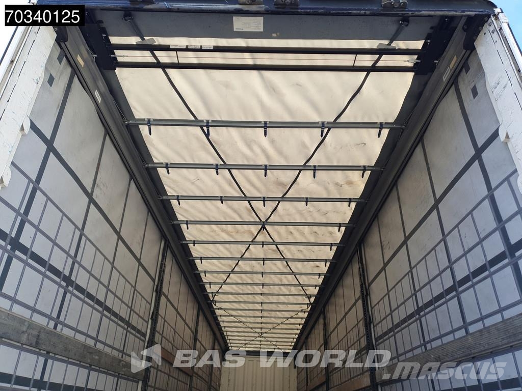 Krone SD 3 axles Lift Axle Sliding Roof Hardwood Omega Tents puspiekabes