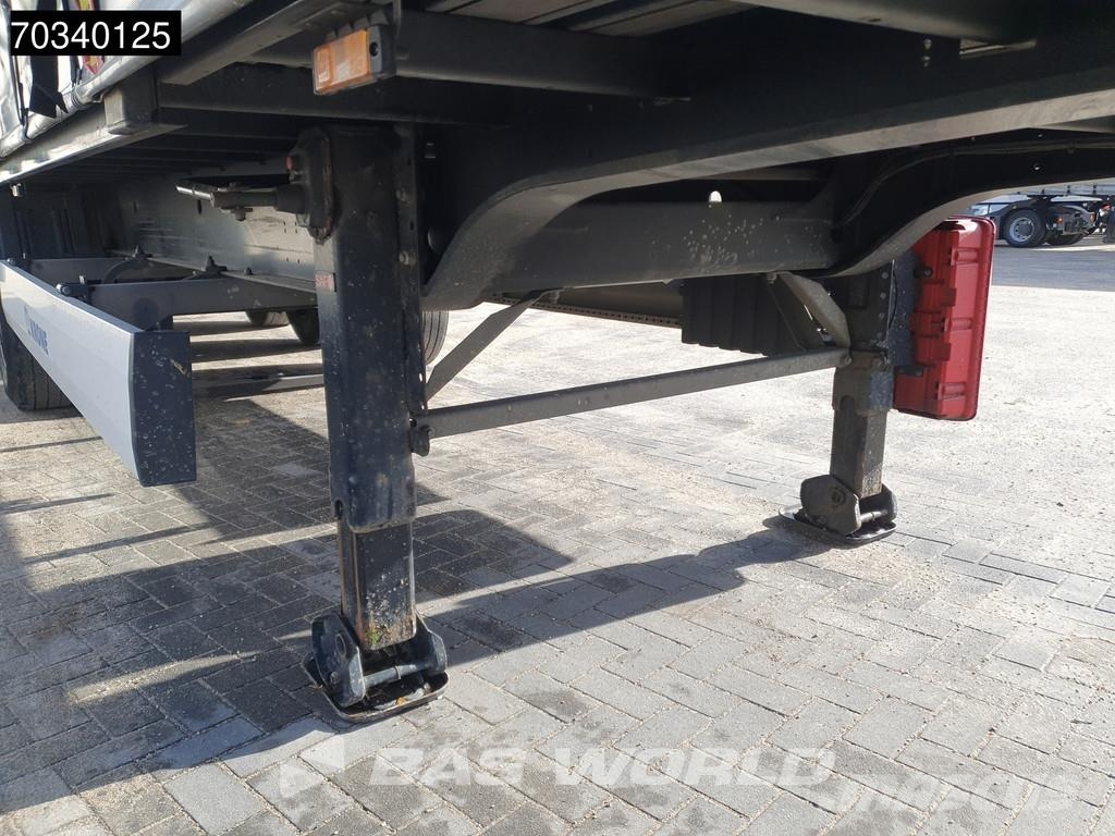 Krone SD 3 axles Lift Axle Sliding Roof Hardwood Omega Tents puspiekabes