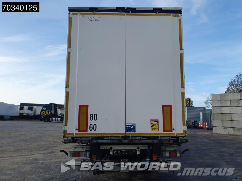 Krone SD 3 axles Lift Axle Sliding Roof Hardwood Omega Tents puspiekabes