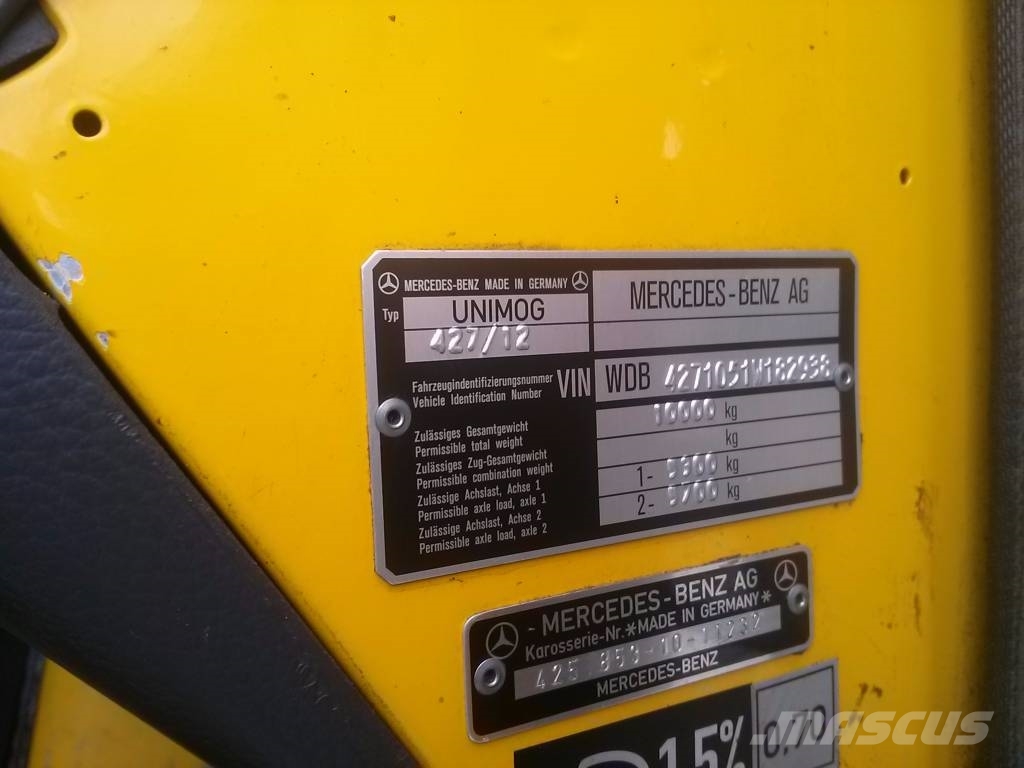 Unimog U1600 POJAZD DWUDROGOWY Z ZABUDOWĄ SCHAEFF AL 20 Voiture