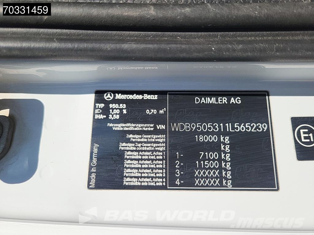 Mercedes-Benz Axor 1833 4X2 Tank Truck 3 Compartments Euro 5 Camiones cisternas