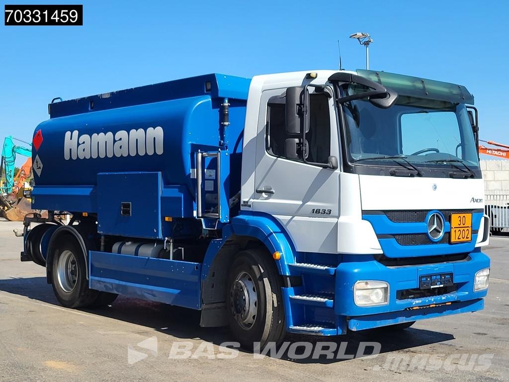 Mercedes-Benz Axor 1833 4X2 Tank Truck 3 Compartments Euro 5 Camiones cisternas
