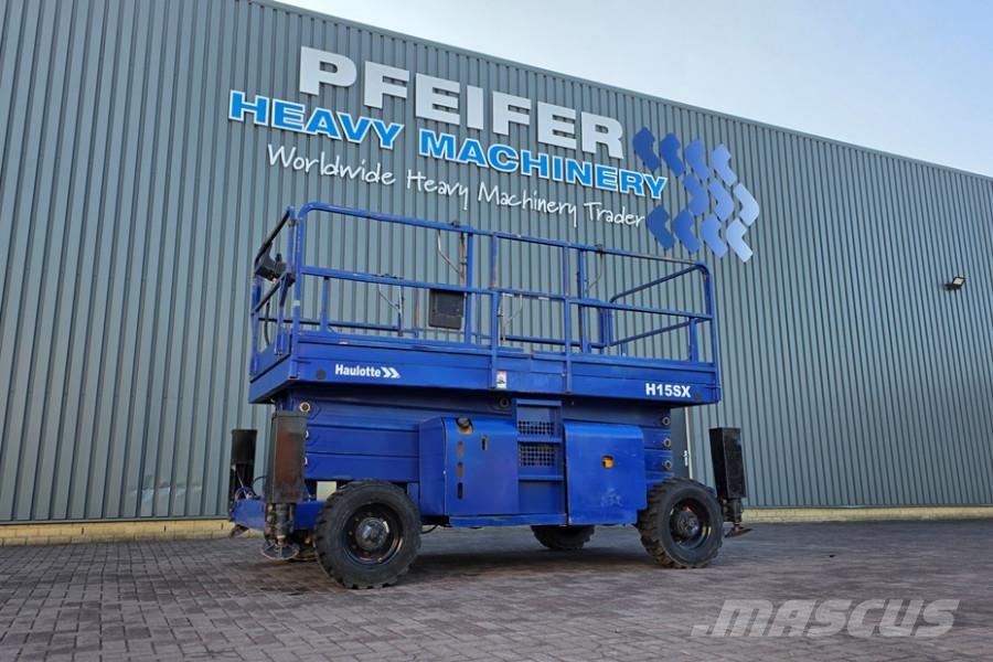 Haulotte H15SX As-Is, Diesel, 4x4 Drive 15 Working Height, Elevadores de tesoura