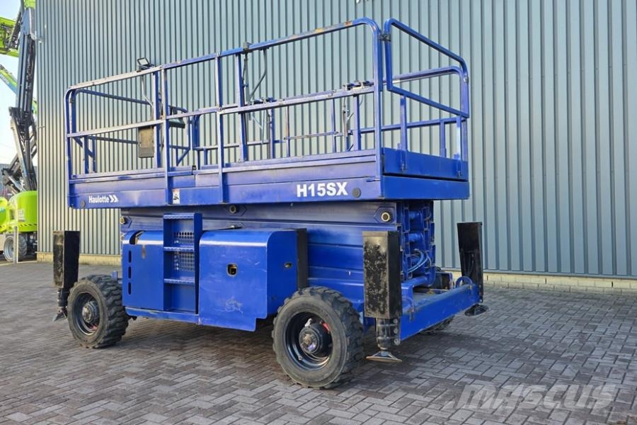 Haulotte H15SX As-Is, Diesel, 4x4 Drive 15 Working Height, Elevadores de tesoura